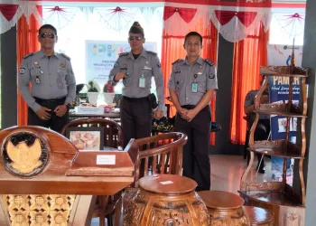 Lapas Parepare Gelar Pameran Produk Unggulan Narapidana Di Kantor Imigrasi Kelas II TPI Parepare Dukung IPPAFest 2025.