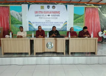 Berikan Layanan Prima : Lapas Kelas IIA Parepare Kembali Selenggarakan Penyuluhan Hukum Gratis Bagi WBP Bekerjasama Dengan LBH Citra Keadilan Kota Parepare.