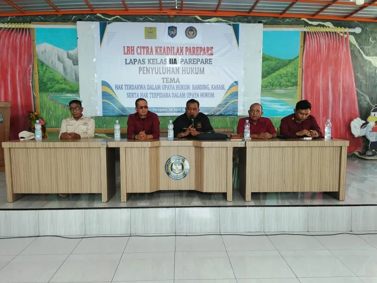 Berikan Layanan Prima : Lapas Kelas IIA Parepare Kembali Selenggarakan Penyuluhan Hukum Gratis Bagi WBP Bekerjasama Dengan LBH Citra Keadilan Kota Parepare.