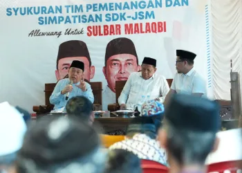 Hadiri Syukuran Kemenangan di Alu, Wagub Sulbar Ajak Masyarakat Bersatu Dukung Program SDK-JSM