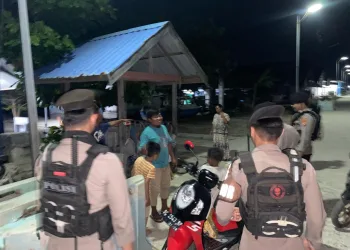 Antisipasi Gangguan Kamtibmas di Malam Hari, Satuan Samapta Polres Majene Gelar Patroli Malam