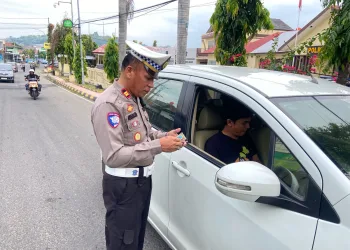 Satlantas Polres Majene Gencarkan Operasi Lalu Lintas untuk Tekan Pelanggaran di Jalan Raya