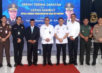 ‎Sertijab Kalapas Parepare, Marten Resmi Gantikan Totok Budiyanto