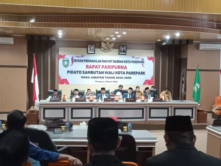 DPRD Parepare Gelar Paripurna Sambut Walikota Baru