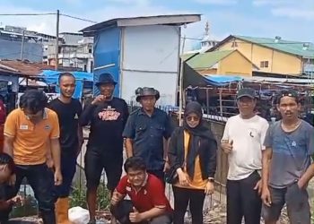 Anggota KKP Lakessi Ikut Andil Membersihkan Sampah Pasar Sentral Lakessi