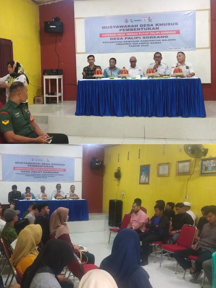 Pemdes Palipi Soreang Majene bentuk Kopdes Merah Putih