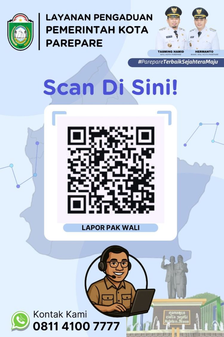 Transformasi Layanan Publik: Pemkot Parepare Luncurkan “Lapor Pak Wali”