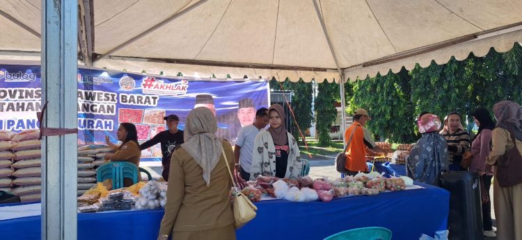 Pemprov Sulbar Genjot Pasar Murah, Kendalikan Inflasi Jelang Idul Adha