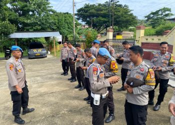 Propam Polres Majene Gelar Gaktiblin di Polsek Banggae: Tegaskan Hindari Narkoba dan Judol