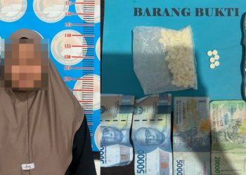Satuan Reserse Narkoba Polres Majene Amankan Wanita Pengedar Obat Terlarang Jenis Trihexyphenidyl