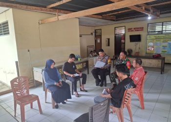 Bhabinkamtibmas Desa Simbang Mediasi Kasus Penganiayaan, Kedua Pihak Sepakat Berdamai