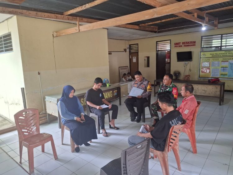 Bhabinkamtibmas Desa Simbang Mediasi Kasus Penganiayaan, Kedua Pihak Sepakat Berdamai