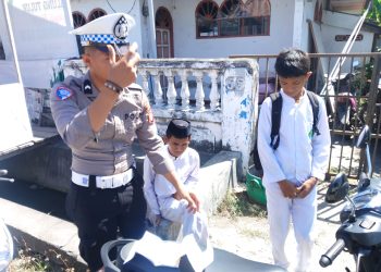 Satlantas Polres Majene Gelar Patroli Hunting System untuk Tekan Pelanggaran Lalu Lintas