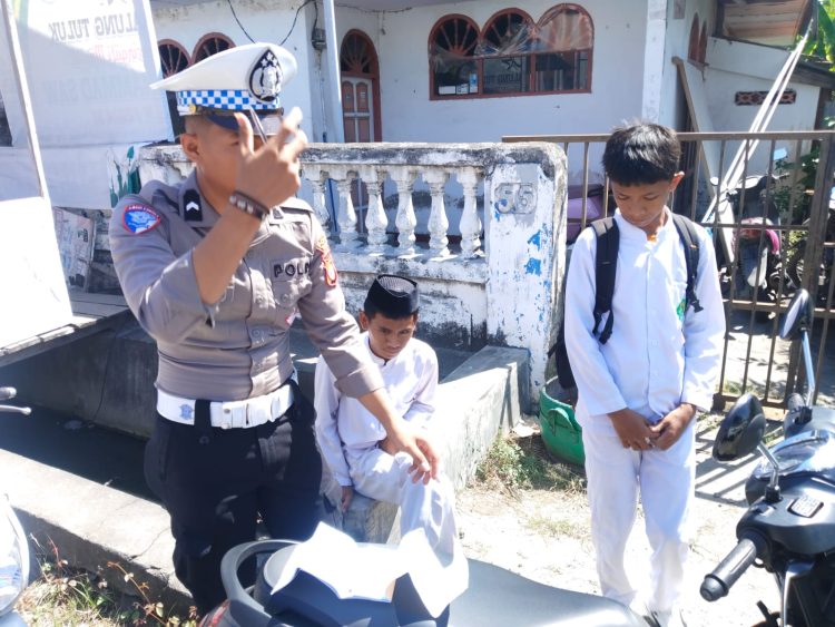 Satlantas Polres Majene Gelar Patroli Hunting System untuk Tekan Pelanggaran Lalu Lintas