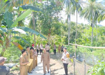 Wakapolres Majene Pimpin Penilaian Lomba P2B di Pekarangan Dasa Wisma Mongeare, Desa Adolang Dhua