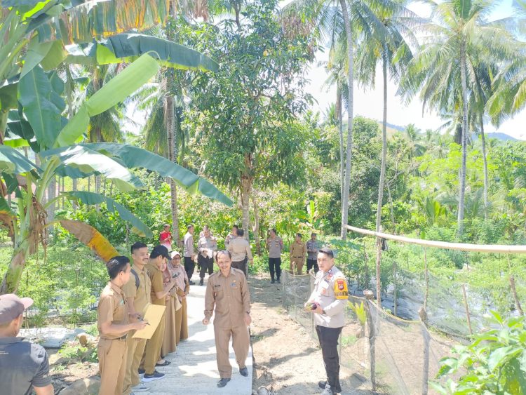 Wakapolres Majene Pimpin Penilaian Lomba P2B di Pekarangan Dasa Wisma Mongeare, Desa Adolang Dhua