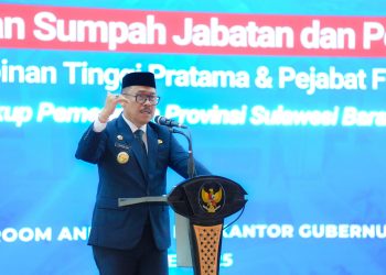 Gubernur Sulbar Lantik 29 Pejabat, SDK Tekankan Integritas dan Keteladanan