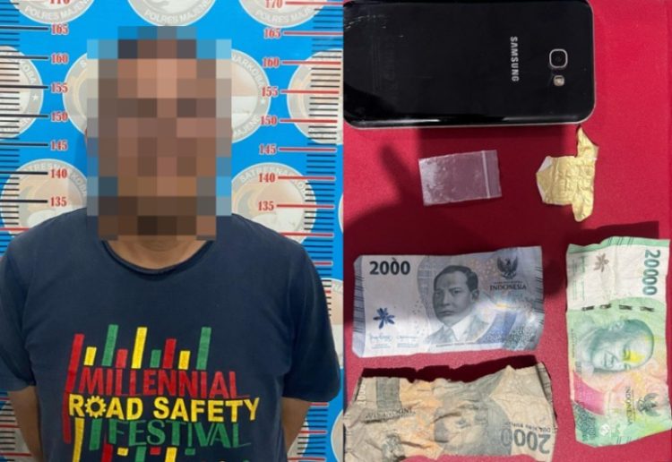 Kedapatan Bawa Sabu, Satresnarkoba Polres Majene Ciduk Seorang Pria di Daerah Pappota