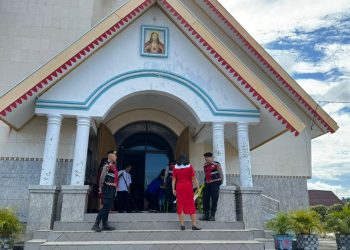 Libur Kenaikan Yesus Kristus, Kapolres Parepare Gerakan Personel Lakukan Patroli disejumlah Gereja dan Tempat Wisata