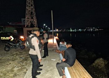 Satuan Samapta Polres Majene Gencar Lakukan Patroli Malam untuk Cegah Tindak Kejahatan