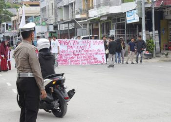 Polres Majene Amankan Aksi Damai KAMMI Peringati Hari Lahir Pancasila
