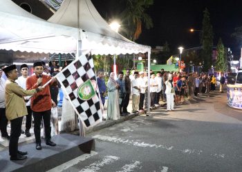Wali Kota dan Wakil Wali Kota Parepare Lepas Takbir Keliling Sambut Idul Adha 1446 H