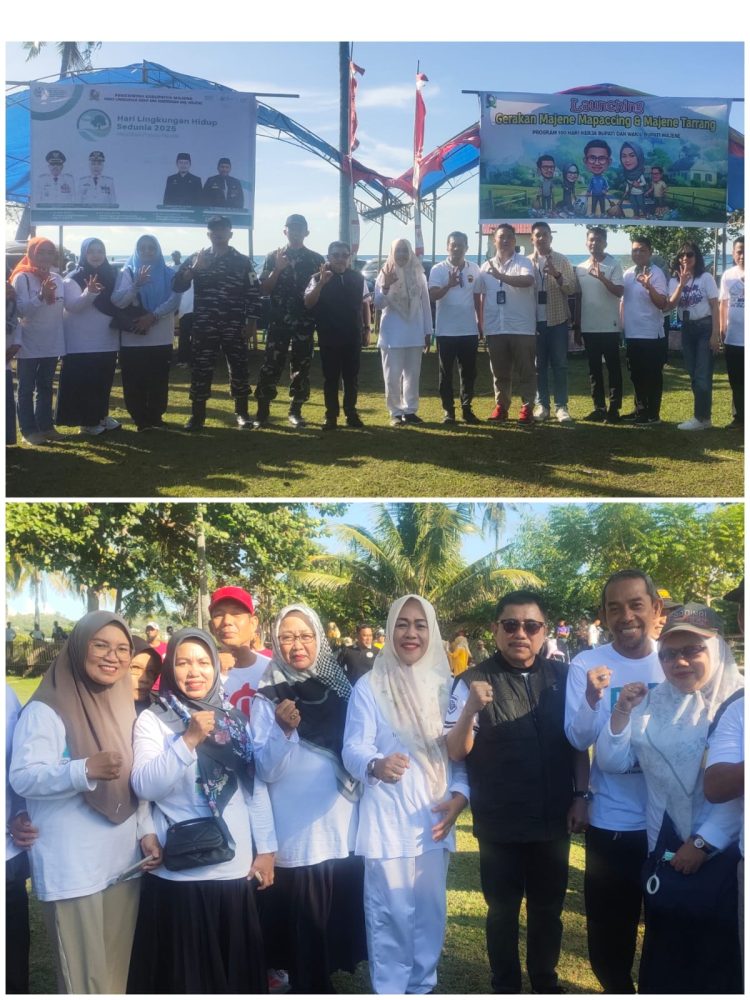 Kodim 1401/Majene Hadir Dukung Gerakan Majene Mapaccing