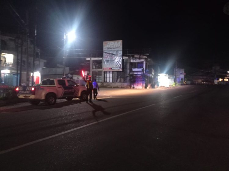 Giat Blue Light Patrol, Satlantas Polres Tana Toraja Antisipasi Gangguan Kamseltibcar Lantas