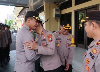 Pimpin Apel di Kapolres Parepare: Kerja Harus Profesional, Proporsional, Prosedural dan Etis