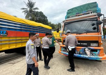 Tertibkan ODOL, Tim Gabungan Gelar Sosialisasi dan Pendataan di Tiga Titik Wilayah Sidrap