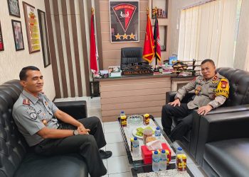 Kepala Lapas Kelas IIA Parepare  Kunjungan Kerja ke Mako Batalyon B Pelopor Brimob Polda Sulsel