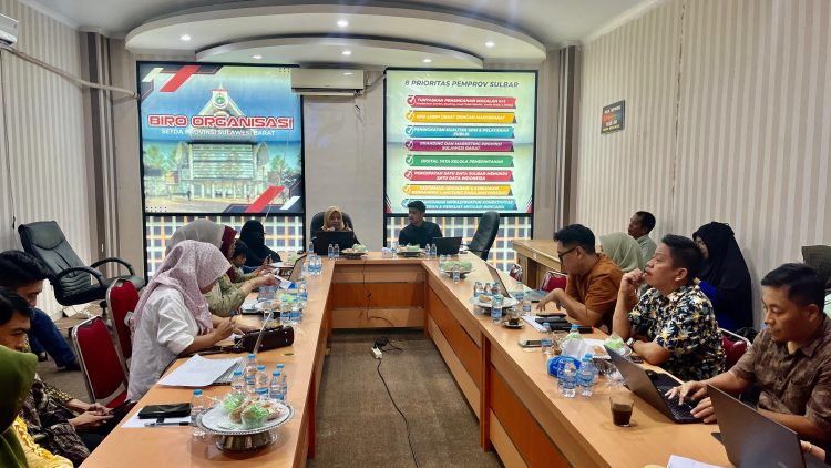 Biro Organisasi Setda Sulbar Gelar Monev untuk Wujudkan Pemerintahan yang Efisien dan Akuntabel
