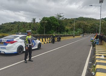 Cegah Balap Liar dan Premanisme, Sat Lantas Polres Parepare Gelar Patroli Turjawali di Jembatan Kembar