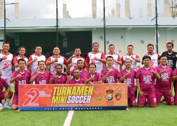 Peringati Hari Bhayangkara ke-79, Polres Parepare Gelar Turnamen Mini Soccer Meriah