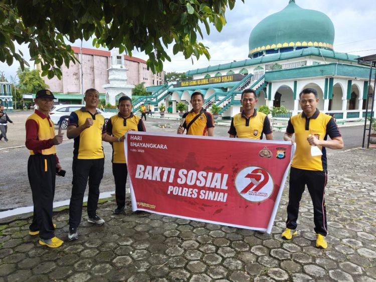 Menyabut HUT Bhayangkara Ke-79, Polres Sinjai Gelar Bakti Religi di Bumi Panrita Kitta