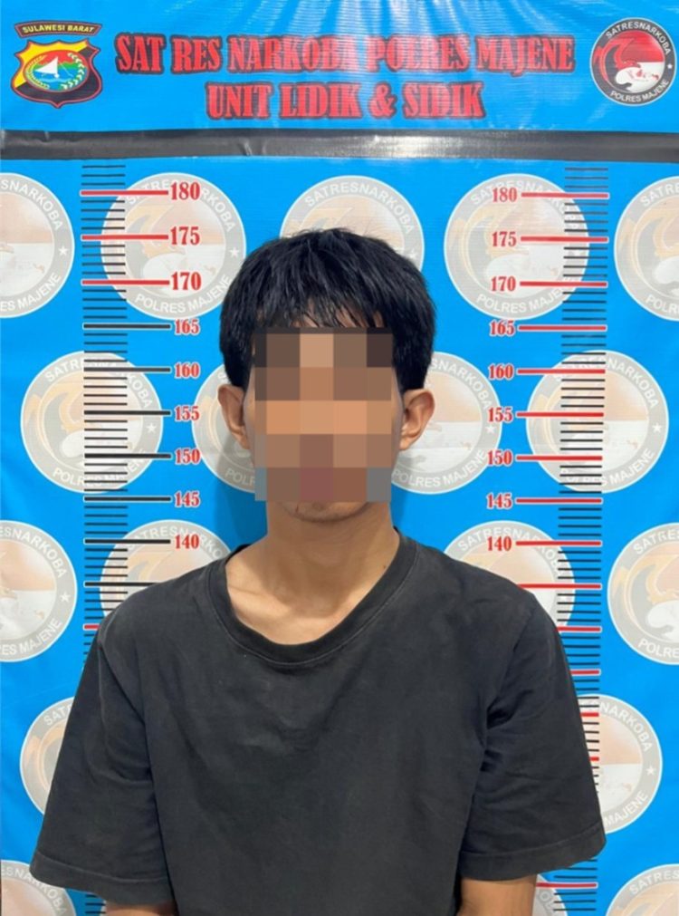 Satresnarkoba Polres Majene Tangkap Residivis Narkoba Asal Campalagian