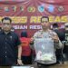 Berhasil Amankan 9 Tersangka Penyalahguna Obat Terlarang, Satresnarkoba Polres Majene Gelar Press Release Bersama Media