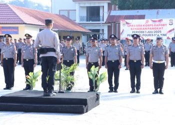 Sebanyak 33 Personel Polres Majene Naik Pangkat, Jadi Kado Istimewa di Hari Bhayangkara ke-79