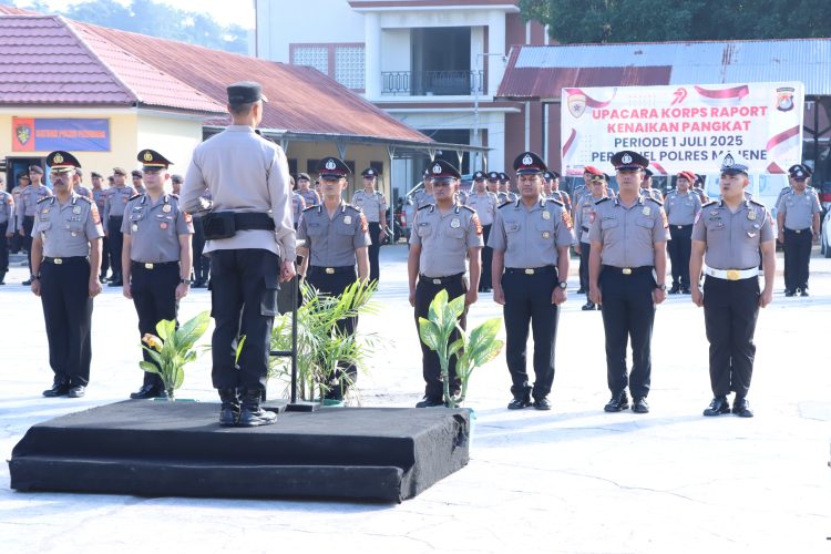 Sebanyak 33 Personel Polres Majene Naik Pangkat, Jadi Kado Istimewa di Hari Bhayangkara ke-79