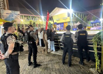 Sabtu Malam, Hunting Patroli Sat Samapta Polres Parepare Antisipasi Premanisme dan Gangguan Kamtibmas