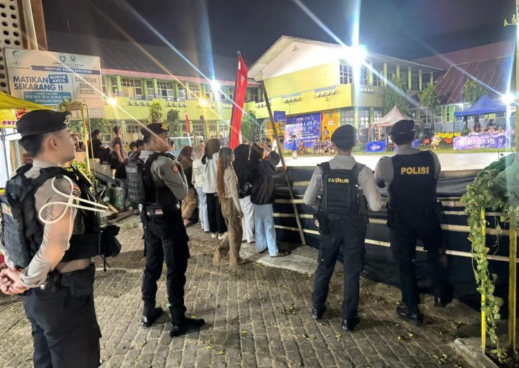 Sabtu Malam, Hunting Patroli Sat Samapta Polres Parepare Antisipasi Premanisme dan Gangguan Kamtibmas