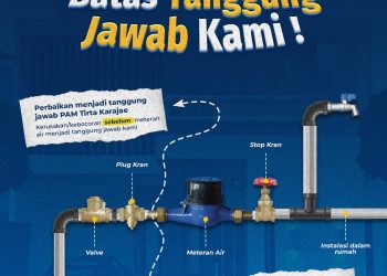 Pelanggan PAM Tirta Karajae Wajib Pahami Batas Tanggung Jawab Perbaikan Instalasi Air