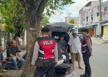 Patroli Perintis Presisi Sat Samapta Polres Parepare Jaga Kamtibmas dan Atur Lalin di Sejumlah Titik Kota di Pagi Hari