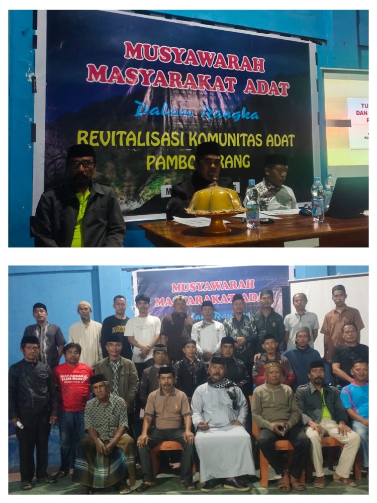 Musyawarah Masyarakat Adat Pamboboran Majene Bahas Revitalisasi Komunitas Adat