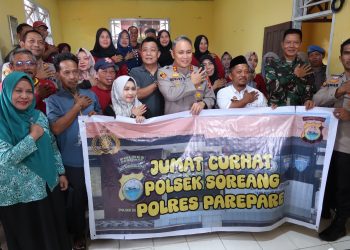 Jumat Curhat Perdana, Kapolres Parepare Indra Waspada Yuda Buka Diri Terima Saran dan Kritikan