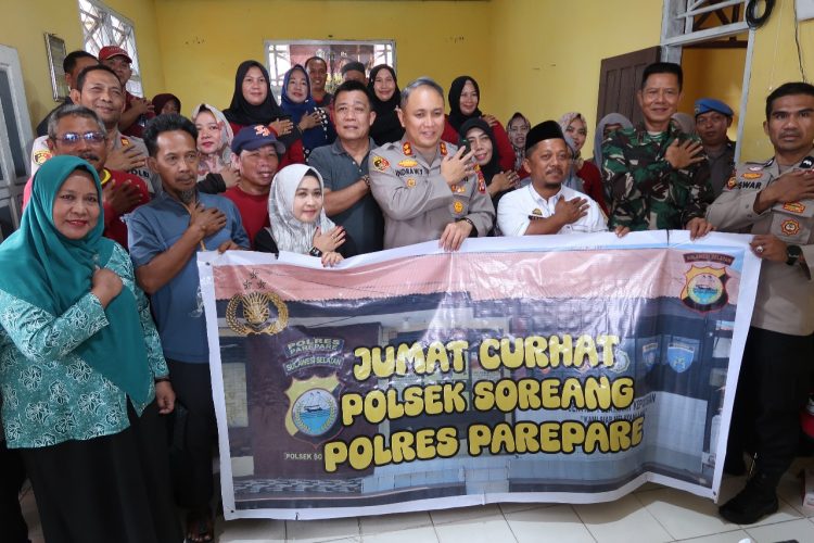 Jumat Curhat Perdana, Kapolres Parepare Indra Waspada Yuda Buka Diri Terima Saran dan Kritikan