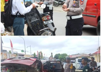 Satlantas Polres Majene Jaring Puluhan Pelanggar di Hari Kedua Operasi Patuh Marano 2025