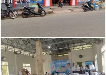 MPLSR UPTD SMKN 1 MAJENE DI HARI KEDUA MASUK SEKOLAH.