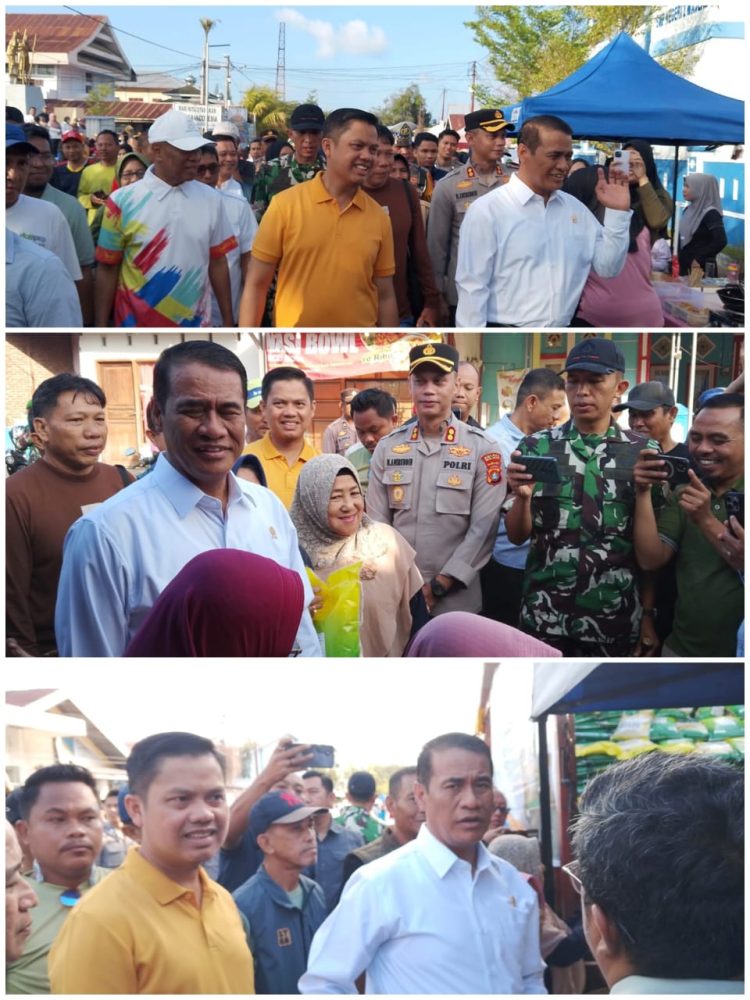 Tinjau Operasi Pangan Murah di Majene, Mentan Amran Harap Harga Beras Turun 1-2 Minggu ke Depan