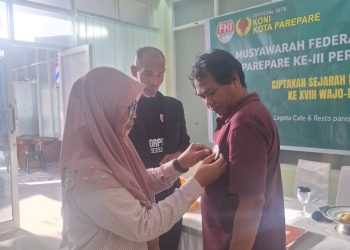 Wahyu Mahmud Kembali Pimpin FHI Parepare, Siap Ukir Prestasi di Porprov XVIII